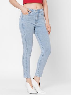 high rise stone washed jean - 17827087 - Standard Image - 2