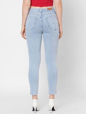 high rise stone washed jean - 17827087 - Standard Image - 3