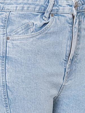 high rise stone washed jean - 17827087 - Standard Image - 5