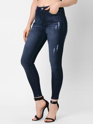 high rise stone washed jean - 17827376 - Standard Image - 2