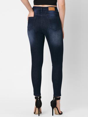 high rise stone washed jean - 17827376 - Standard Image - 3