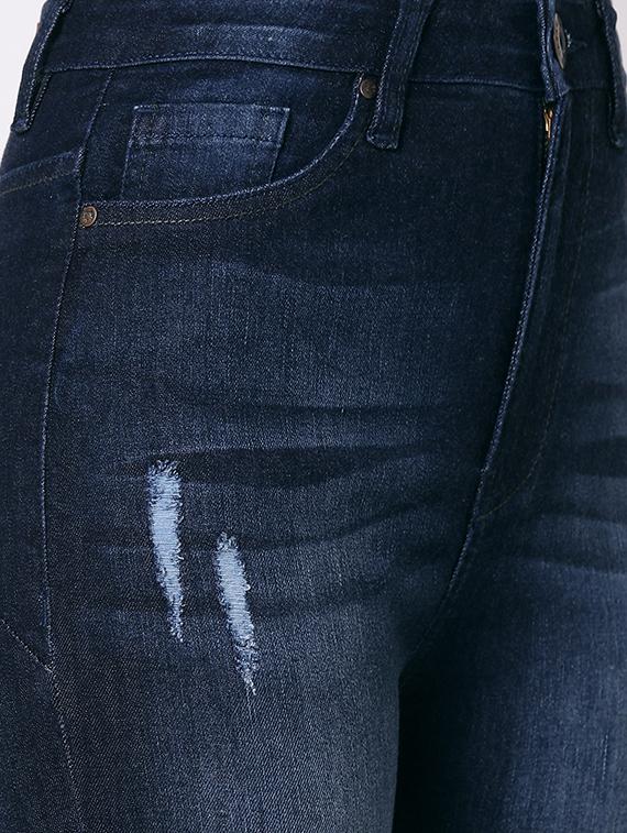 high rise stone washed jean - 17827376 - Zoom Image - 5