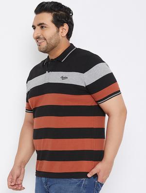multi colorblock polo t-shirt - 17828444 - Standard Image - 2