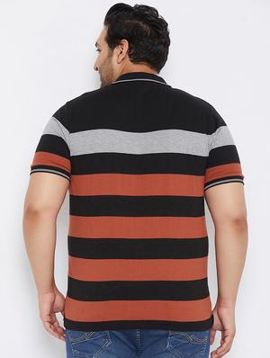 multi colorblock polo t-shirt - 17828444 - Standard Image - 3