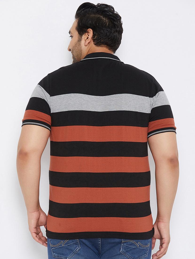 multi colorblock polo t-shirt - 17828444 - Zoom Image - 3