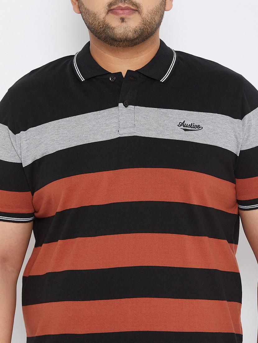 multi colorblock polo t-shirt - 17828444 - Zoom Image - 5