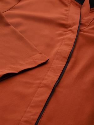 mandarin neck solid shirt - 17830614 - Standard Image - 6