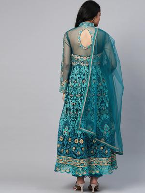 embroidered unstitched suit set - 17832128 - Standard Image - 3