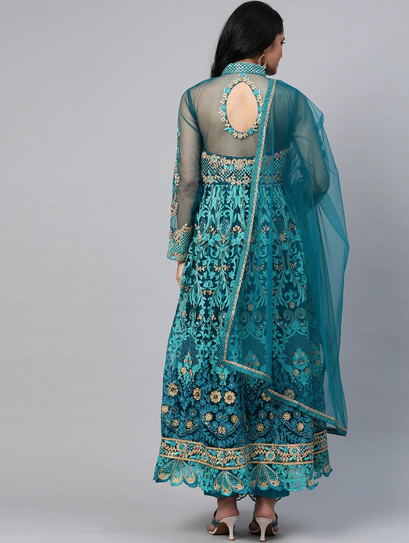 embroidered unstitched suit set - 17832128 - Zoom Image - 3