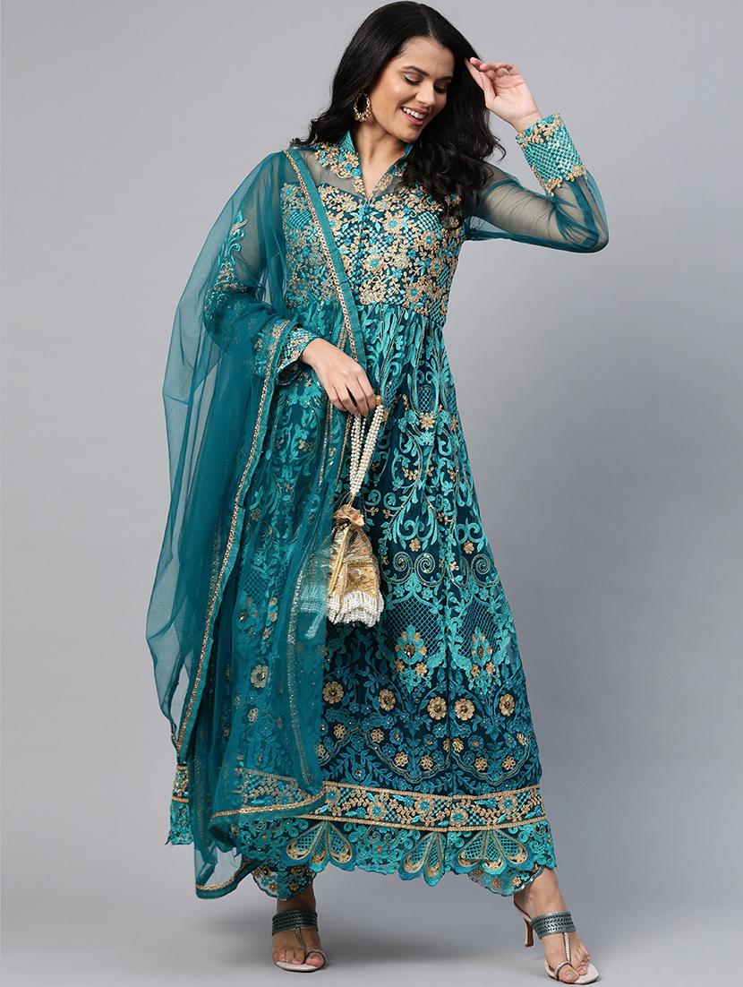 embroidered unstitched suit set - 17832128 - Zoom Image - 4