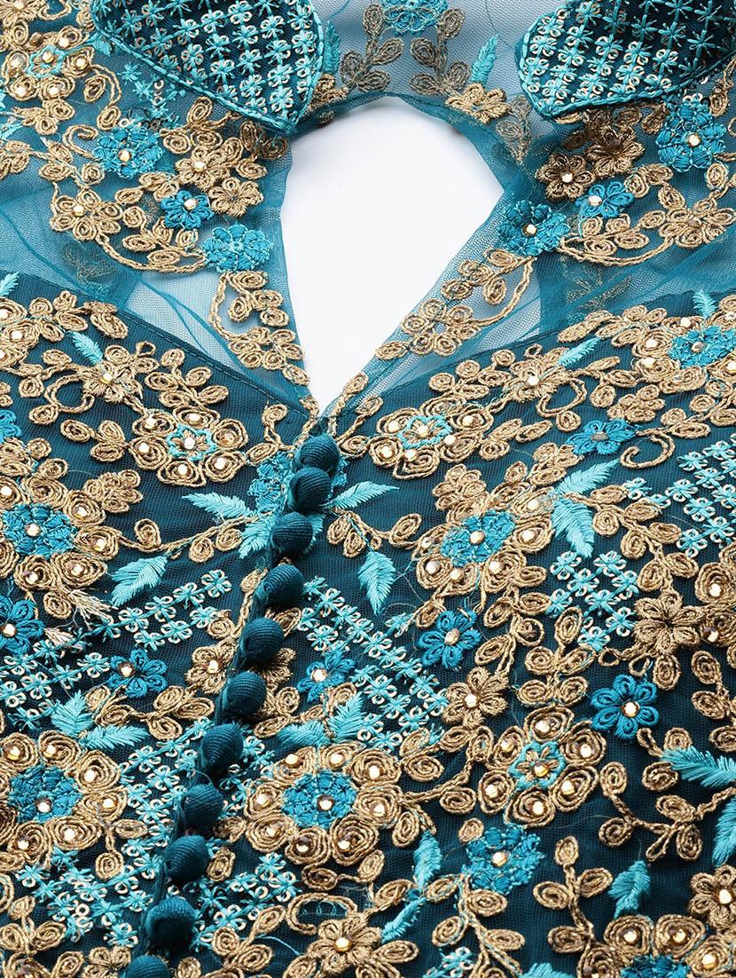 embroidered unstitched suit set - 17832128 - Zoom Image - 5