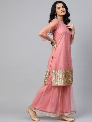 embroidered unstitched suit set - 17832131 - Standard Image - 2