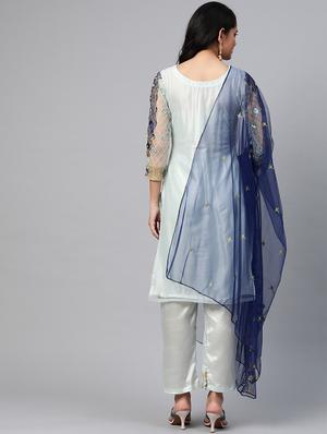 embroidered unstitched suit set - 17832132 - Standard Image - 3