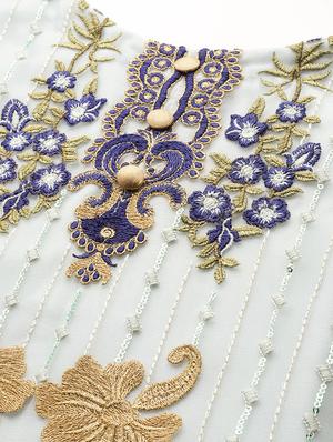 embroidered unstitched suit set - 17832132 - Standard Image - 6