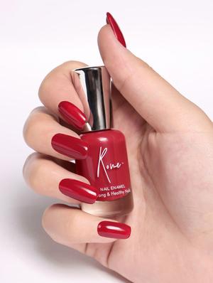 set of 3 strong & healthy nail enamel (electric red, coral &summer yellow) - 17832201 - Standard Image - 3