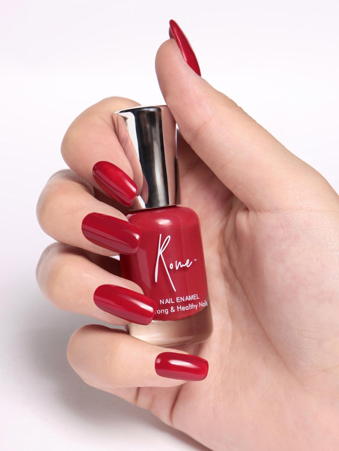 set of 3 strong & healthy nail enamel (electric red, coral &summer yellow) - 17832201 - Zoom Image - 3