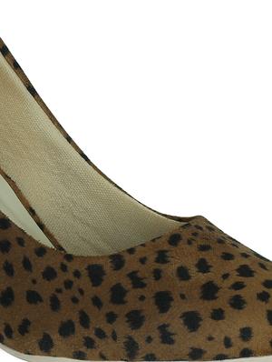 tan faux leather slip on pumps - 17832281 - Standard Image - 6