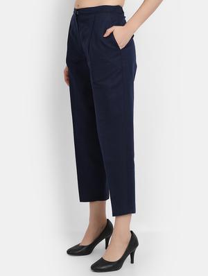 mid rise pleated trouser - 17832497 - Standard Image - 2