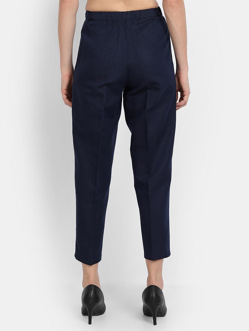 mid rise pleated trouser - 17832497 - Zoom Image - 3