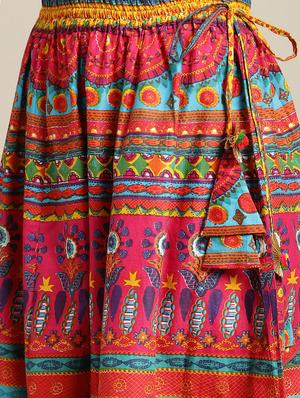 solid kurta skirt set - 17832770 - Standard Image - 6
