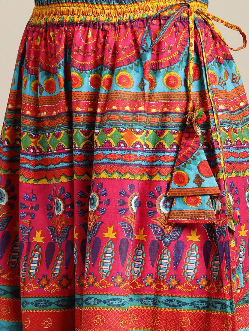 solid kurta skirt set - 17832770 - Zoom Image - 6