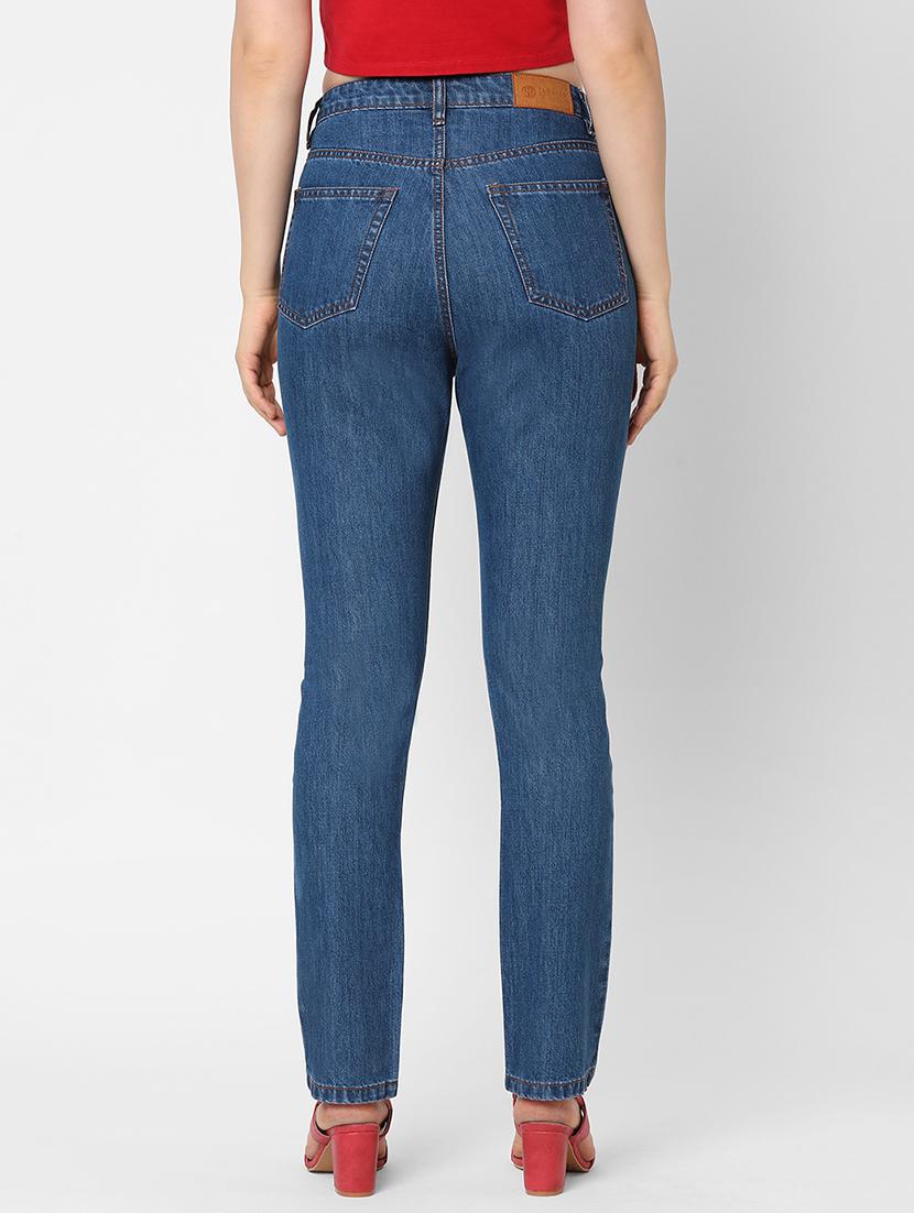 high rise stone washed jean - 17835109 - Zoom Image - 3