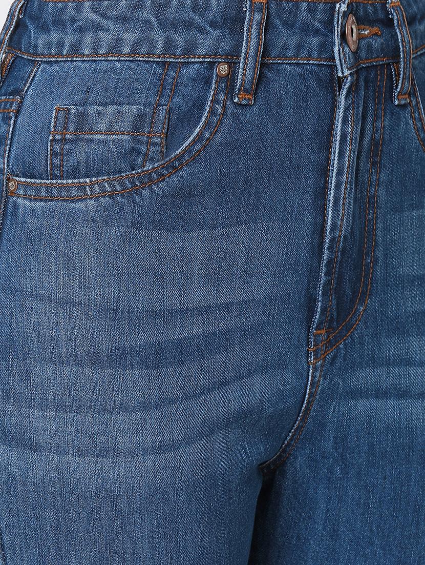 high rise stone washed jean - 17835109 - Zoom Image - 5