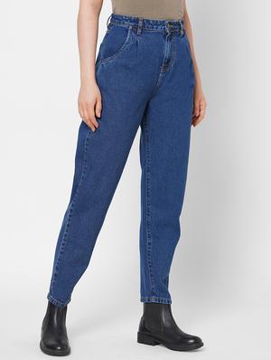 high rise stone washed jean - 17835112 - Standard Image - 2