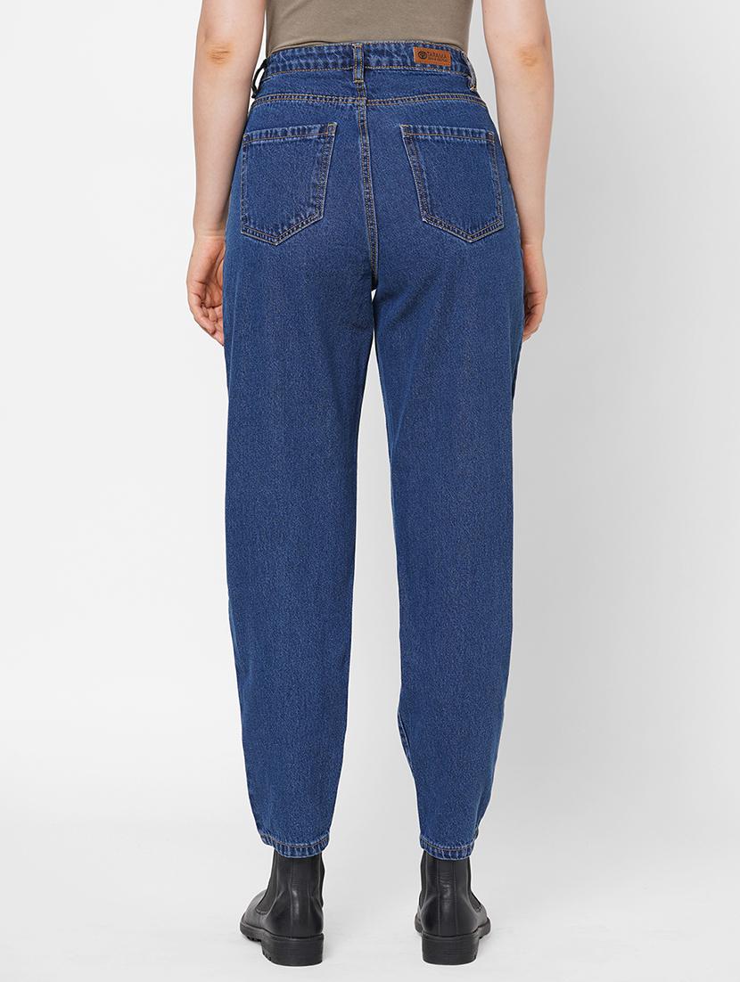 high rise stone washed jean - 17835112 - Zoom Image - 3