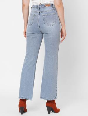 high rise stone washed jean - 17835114 - Standard Image - 3