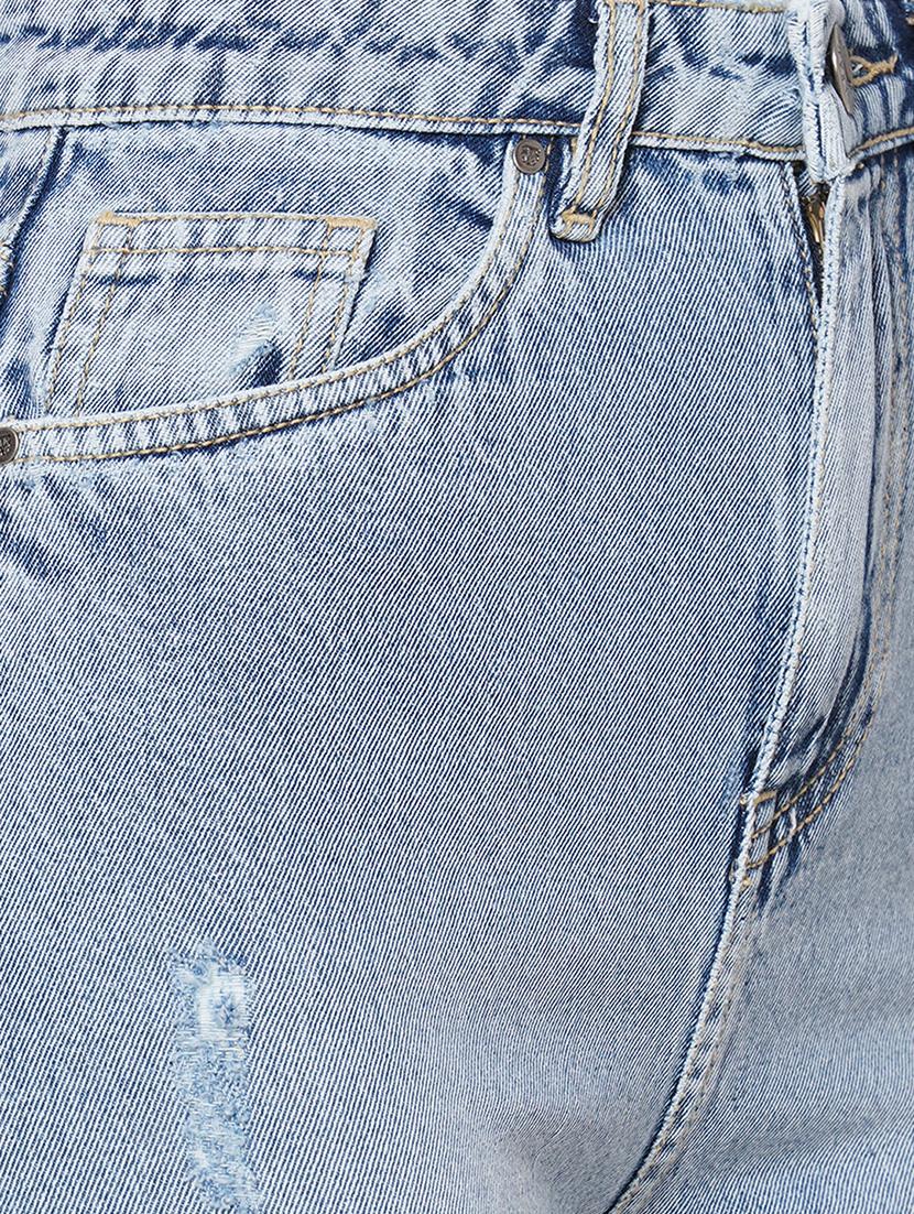 high rise stone washed jean - 17835114 - Zoom Image - 5