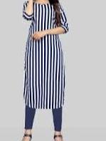 women's cotton straight kurta - 17835191 - Standard Image - 2
