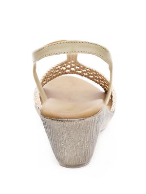 black backstrap wedge sandal - 17835233 - Standard Image - 3