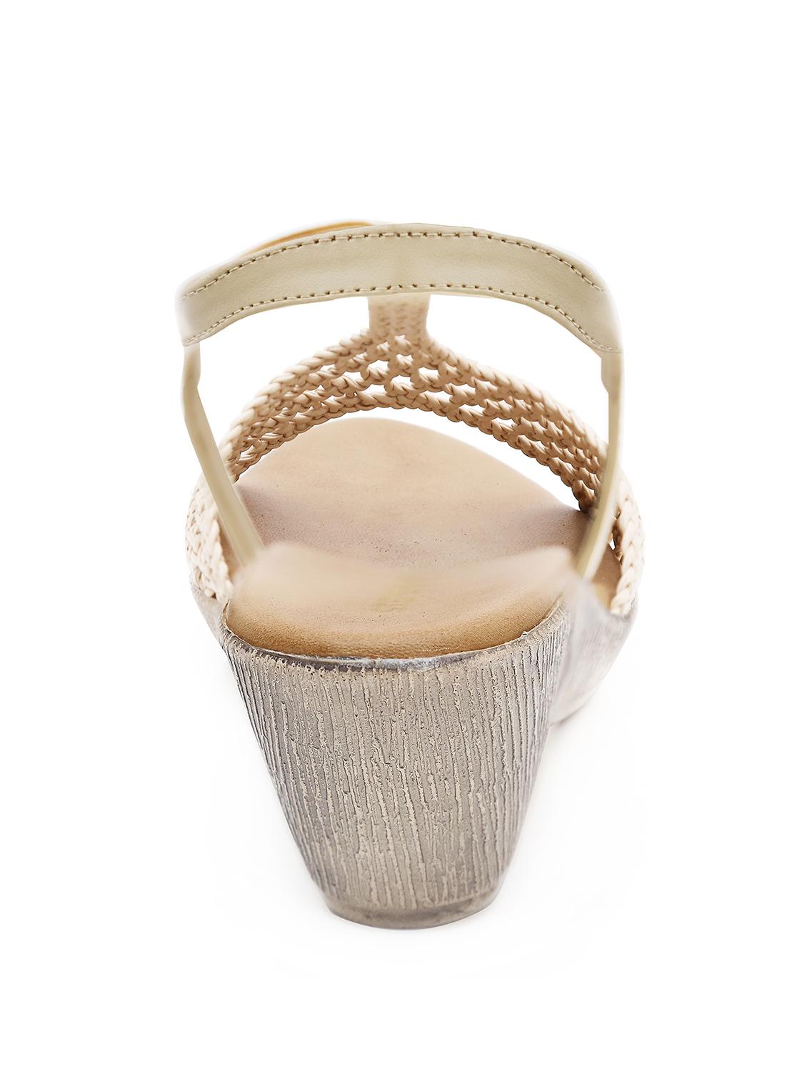 black backstrap wedge sandal - 17835233 - Zoom Image - 3
