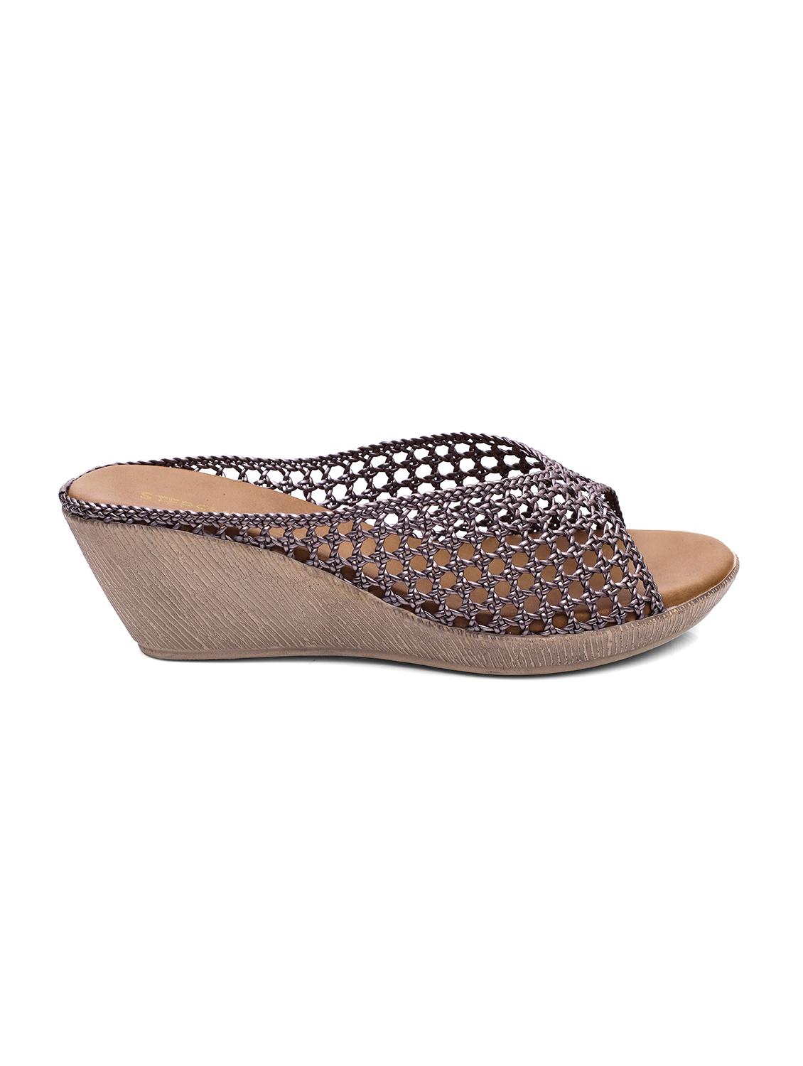 grey slip on wedge - 17835239 - Zoom Image - 2