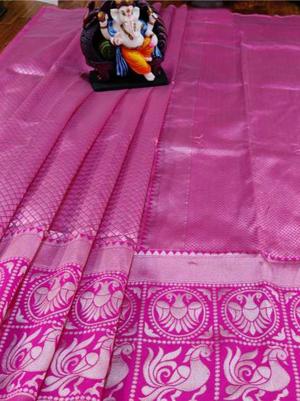 pink color banarasi silk saree for - 17835275 - Standard Image - 6