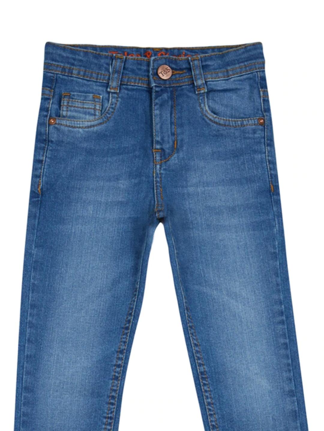 blue slub jean - 17835694 - Zoom Image - 1