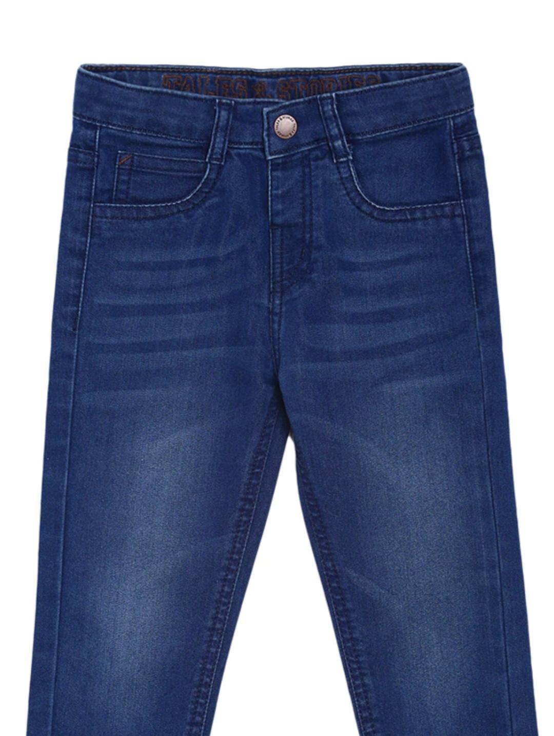 blue slub jean - 17835694 - Zoom Image - 2