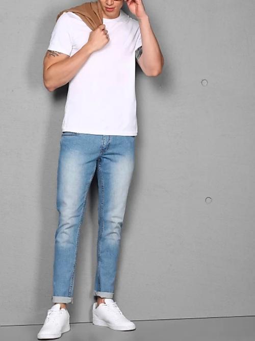 mens light blue jeans - 17835733 - Standard Image - 1