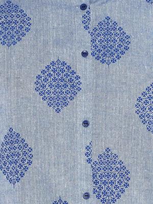 printed straight kurta - 17835985 - Standard Image - 4