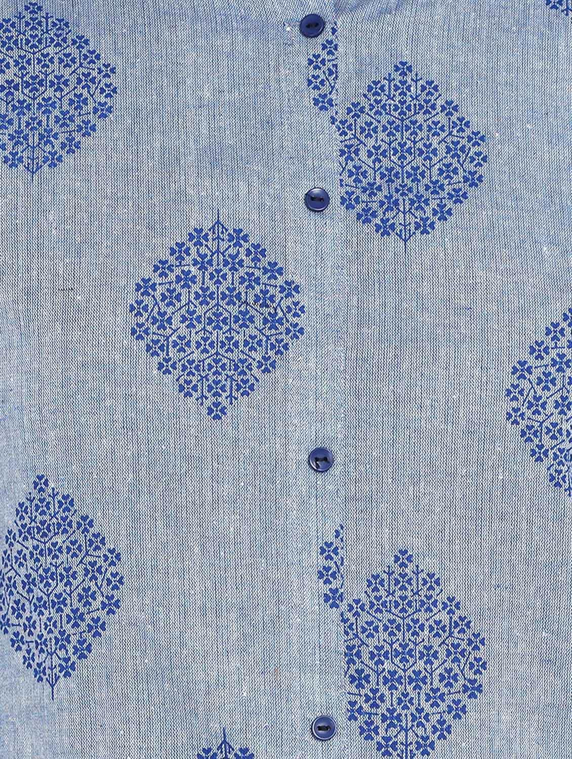 printed straight kurta - 17835985 - Zoom Image - 4