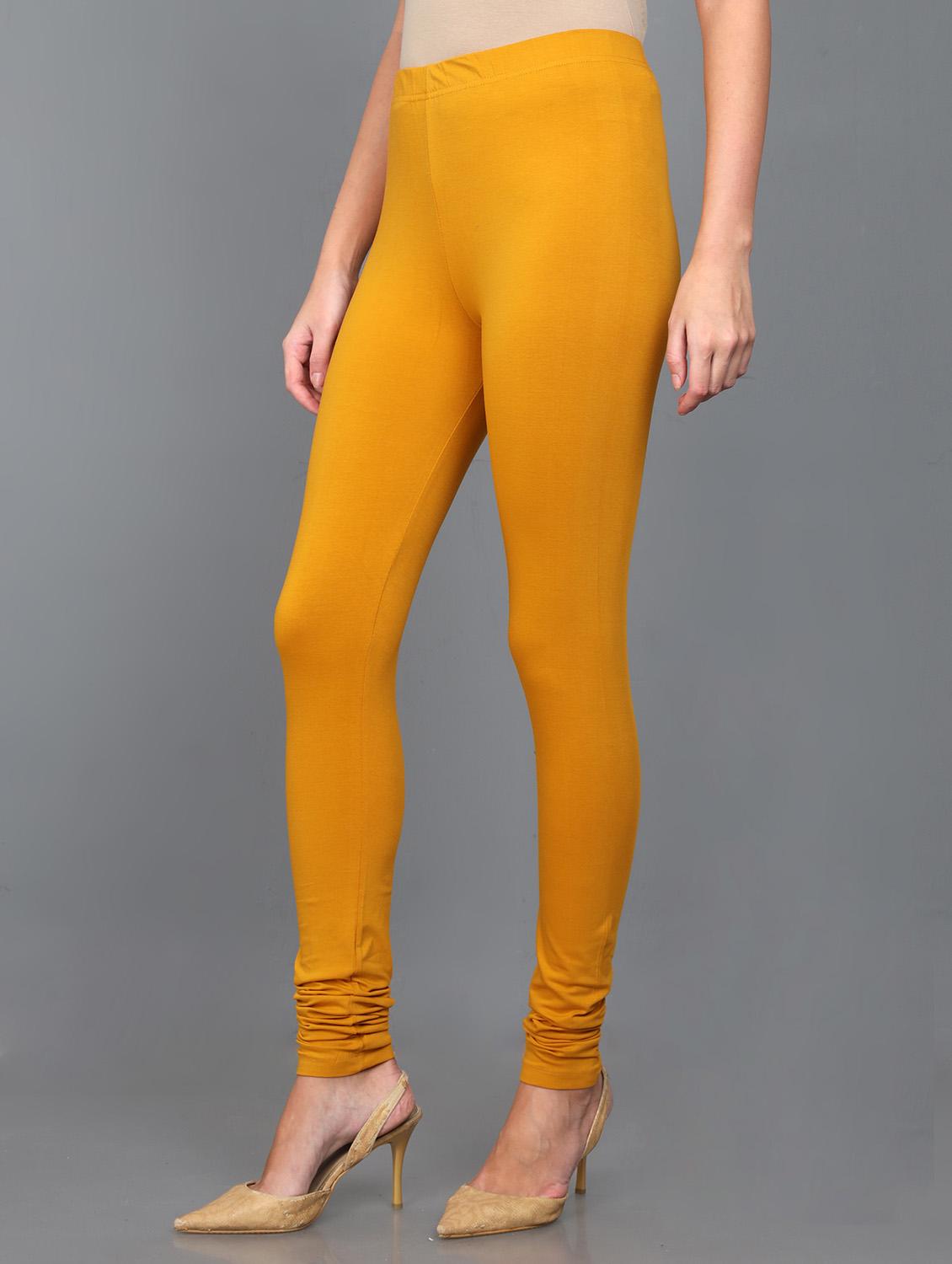 yellow lycra churidars - 17836016 - Zoom Image - 2