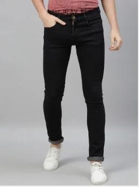 black denim jeans - 17836029 - Standard Image - 1