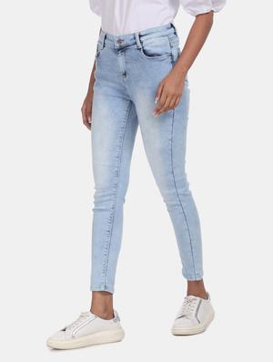 high rise stone washed jeans - 17836107 - Standard Image - 2