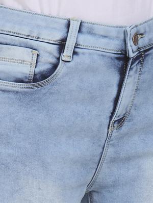 high rise stone washed jeans - 17836107 - Standard Image - 5
