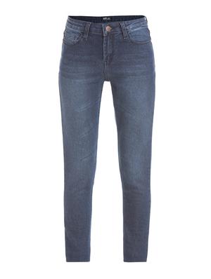 low rise stone washed jeans - 17836109 - Standard Image - 5