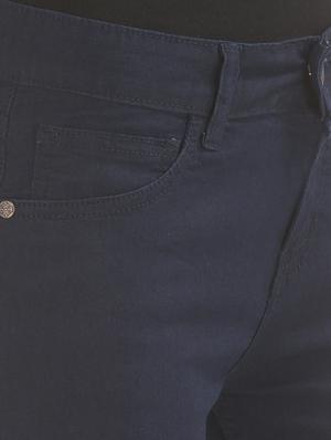 mid rise solid denim jeans - 17836137 - Standard Image - 5