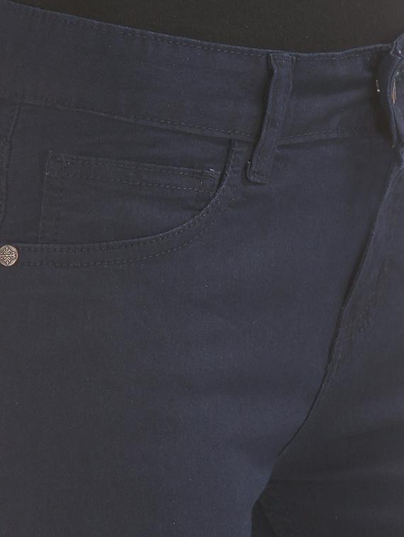 mid rise solid denim jeans - 17836137 - Zoom Image - 5