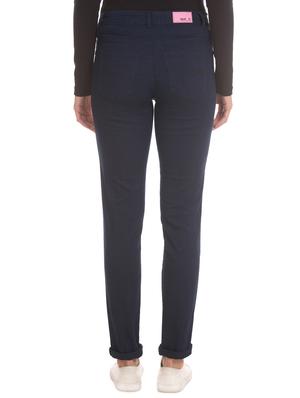 mid rise solid denim jeans - 17836162 - Standard Image - 3