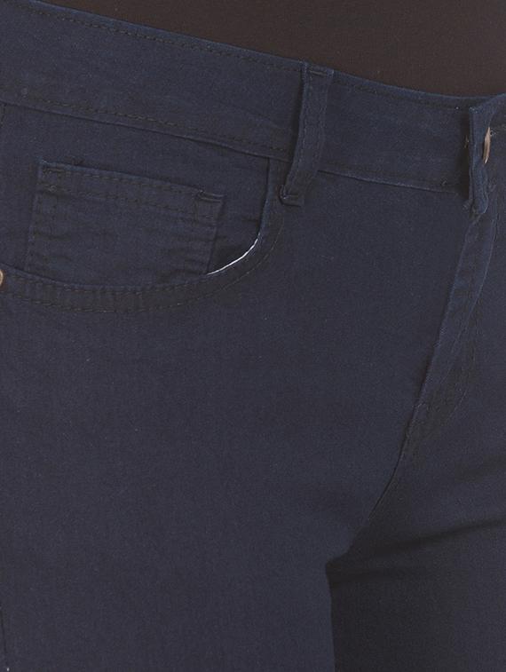 mid rise solid denim jeans - 17836162 - Zoom Image - 5